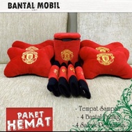 MAN UNITED MANCHESTER CAR PILLOW SAVING PACKAGE ACCESSORIES - PACKAGE A
