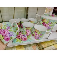 Teapot Set Include Tray / 7pcs Tea Set / Coffee Set / Hadiah Kawin / Teko Raya / Hadiah Pengantin / 
