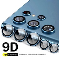 For GalaxyS22Ultra SamsungS22Ultra 9D Aluminum Alloy Camera Lens Protector Ring Cover Film For Samsu