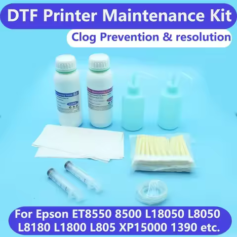 DTF UV Printhead Maintenance Kit Print Head Clean Solution For Epson ET8550 8500 L18050 L8050 L8180 