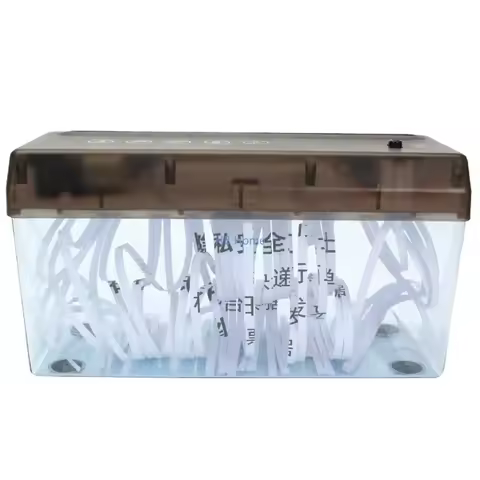 Electric Paper Shredder A4 Portable Mini Paper Cutter USB/Battery Powered Paper Invoice File Smasher