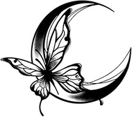 Cool Tattoos,Butterfly HC-HD-037,Butterfly Tattoos,Resilience,Water-Resistant,Lasts 1-2 Weeks,Real T