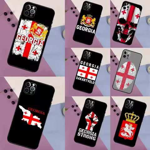 Georgia Flag For Huawei Nova Y70 Y91 Y61 Y73 Y72 Y90 Y60 12s 12i 11i 8i 9 10 SE P40 Lite P30 P60 Pro