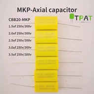 MKP CBB20 Audio Capacitor Axial 1.5 Uf 2.0 2.5 2.8 3.0 3.5 250v/300v Higher Bearing Voltage