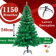 Christmas accessories Christmas decorations 【5FT~8FT】Christmas Tree Metal Stand Pine needle tree (Da