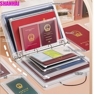 SHANHAI Zip File Bag, Loose-leaf Waterproof Document Storage Bag, Multi-functional 7-in-1 Dustproof 