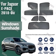 ZR For Car Sunshade curtain For Jaguar E-PACE X540 2018-2024 Magnetic Car Sunshade Shield Front Wind