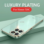Casing For Honor X6C 4G 2025 HonorX6C X6 C X 6C Phone Case Luxury Texture Smooth Electroplated Cover