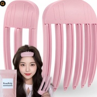 Korea Root Volume Hair Clip Set – Pink / Black (3 Clips + 6 Clips)