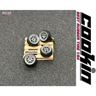 COOKIN RC20 Rubber Tire Model BBS LMR 10mm SHEATH