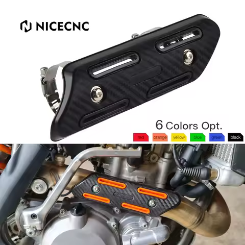 For Husqvarna FE 250 FE 350 FE 450 501 FC 250 FC 350 Universal Exhaust Heat Shield Cover Protector F