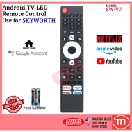 SKYWORTH SMART REMOTE CONTROL Prime video / YouTube/  Google Assist / Netflix (SW-V7)