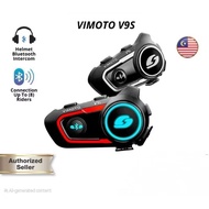 Vimoto V9S Bluetooth Intercom System V9s (1pax complete set) English Version Motorcycle Helmet