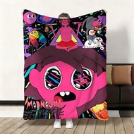 Cartoon Cute Gospel Throw Soft Flannel Blanket Warm Knee Skin-Friendly Throw for Sofa Office Bed Tra