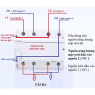 Khởi động từ 100A 2No 2Nc chuyển mạch