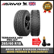 ARIVO 265/60 R18 110T (TERRAMAX ARV PRO A/T) FREE GIFT!! S$g
