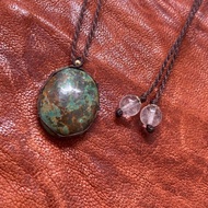 -Bare skin- 西藏綠松石編織項鍊