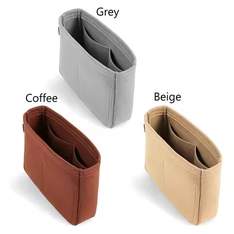 Durable Felt Handbag Insert Bag Storage Organization Internal Bag Bag Support Portable Purse Liner f