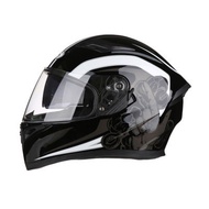 Superbike Fullface helmet Dual Visor Black Visor
