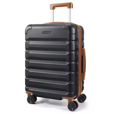 LIGHT FLIGHT Carry On Luggage 22x14x9 Airline Approved Expandable Carry On Suitcases with Wheels Lig