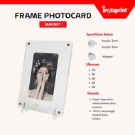 Acrylic Photocard Frame Magnet I Stand Kaki Penyangga I Sandaran I Dudukan Serba Guna I Kartu I Foto