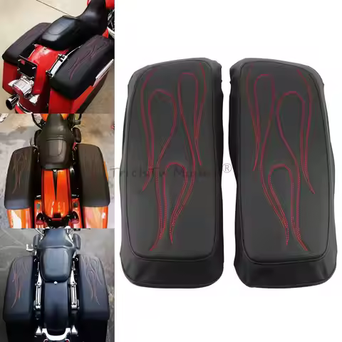 Motorcycle Accessory Touring Hard Saddlebags Lid Covers Waterproof For Harley Touring Road King Elec