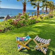 Outdoor Beach headrest light compact beach neck pillow bamboo head hammock for neck support with poc