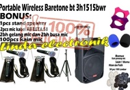 PORTABLE WIRELESS BARETONE BT 3H1515BWR +STAND BARETONE BT3H1515BWR