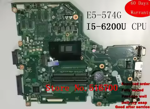 NB.G7311.002 MAIN BOARD For Acer aspire E5-574G Laptop Motherboard NBG7311002 DA0ZRWMB6G0 I5-6200U C