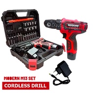 Mesin Bor Cas Cordless Baterai Tanpa Kabel Modern 12v