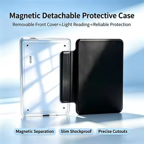 Adsorption Acrylic Back Cover For Onyx Boox Go 6" 2nd Gen Case Handheld Flip Funda For Boox Poke 5 6
