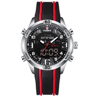 Foxbox fb004 men's dual display watch multifunctional timing watch sports waterproof watch