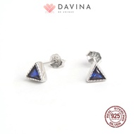 Davina Ladies Blackey Earrings Silver Color S925 Promo!