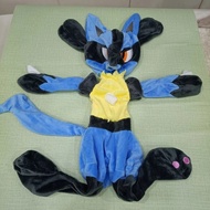 60/90Cm Pokemon Lucario Cinderace Plush Leather Charmander Squirtle Not Stuffed Plush Kawaii Plushes