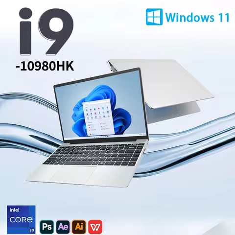 Intel Core i9-10980HK Windows 11 Pro Laptops 16GB RAM 1TB SSD Office Gamer Study notebook Computer P