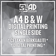 A4 B&W PRINTING SINGLE SIDE (RM0.08 per page) FULL COLOUR | Book | Slide | Flyers | Broucher