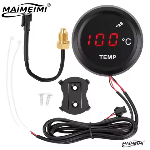 N Racing Universal Koso 0°C-200°C Motorcycle Thermometer Instruments Water Temp Temperature Digital 