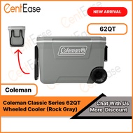 Coleman Classic Series 62QT Wheeled Cooler (Rock Gray)