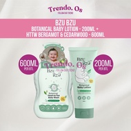 BZU BZU BOTANICAL Head-to-Toe Wash / Baby Lotion BERGAMOT &CEDARWOOD (suitable for all baby skin)
