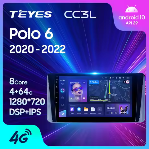 TEYES CC3L WIFI For Volkswagen Polo Mk6 VI 6 2020 - 2022 Car Radio Multimedia Video Player Navigatio