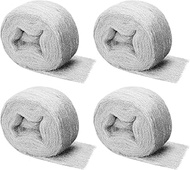 Steel Wool for Mice Control,4 Pack of 3.1" x13 Ft #00000 Steel Wool,Gap Filler for House & Garage,Ke
