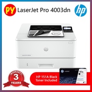 HP Laserjet Pro 4003dn | 4003dw A4 Printer (Print only, Duplex, WiFi*) 4003