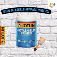 20L JOTUN JOTASHIELD ANTIFADE 0001 WHITE Cat Dinding Luar Rumah Exterior Wall Paint Superior Protection