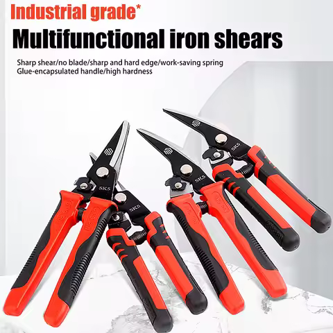 Aviation Scissor Snips Metal Sheet Snip Scissors Industrial Cutter Multipurpose Carpet Cutting Sciss