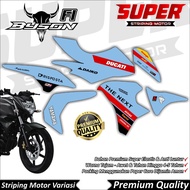Byson FI New Stickers Anti-Fade Cool Byson Striping Byson FI NEW Striping Yamaha Byson FI New The Ne