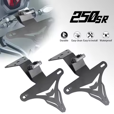 FOR CFMOTO CF MOTO 250SR SR250 250 2019 2020 2021 MotorcycleLicense Plate Mount Bracket Adjusted Num