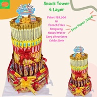 SnackTower /Tower Snack/Snack Tower Murah/Snack ulang tahun