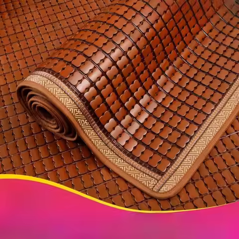 Summer Cooling Mat natural bamboo Folding Mat Single Student Dormitory Cooling Mat 1.5m Home 1.8m 0.