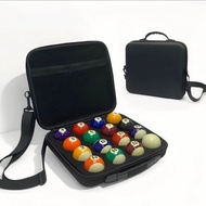 16-ball/17-ball pool ball bag, American black eight-ball and six-color pool ball storage box, storag