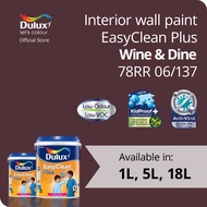 Dulux EasyClean Plus Interior Wall Paint - Wine & Dine 78RR 06/137